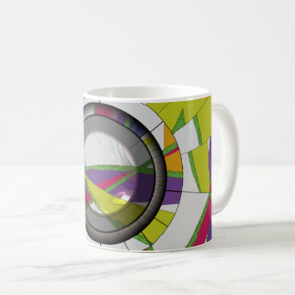 Taza De Café Colorido Abstracto