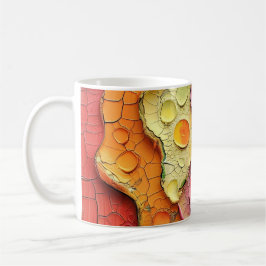 Taza De Café Colorido Abstracto Textura Mug