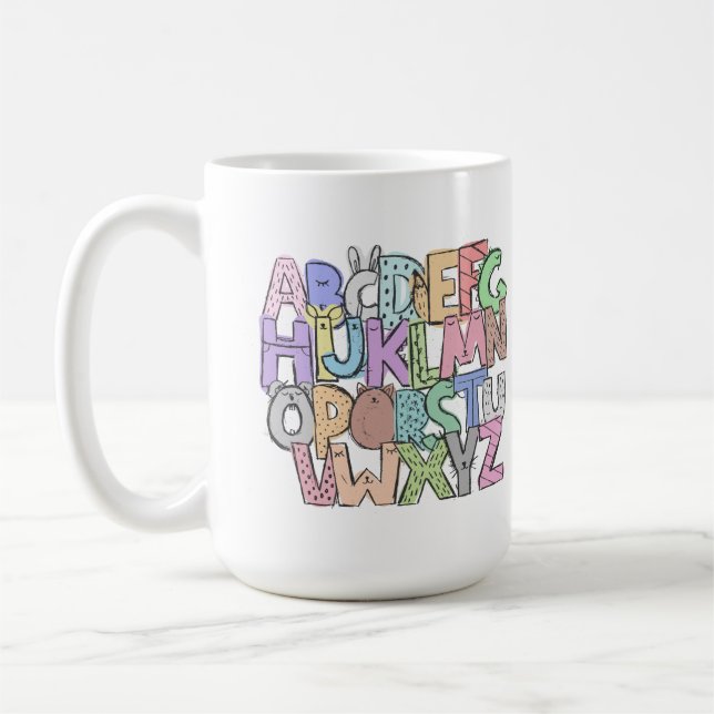 Taza De Café Colorido alfombra alpina (Izquierda)