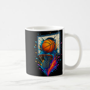 Taza De Café Colorido baloncesto Splash Splash Splash Splash Ba