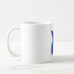 Taza De Café Colorido Boston Terrier Dog Art Watercolor Paintin