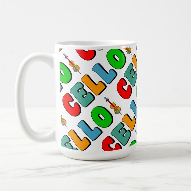 Taza De Café Colorido Cello (Izquierda)