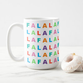 Taza De Café Colorido clásico de la temporada de FA LA LA LA