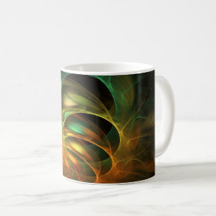 Taza De Café Colorido Coccoon Fractal