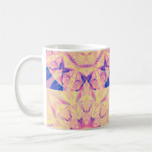 Taza De Café Colorido conjunto de color de fondo abstracto kale