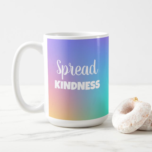 Taza De Café Colorido de la amabilidad extendida (Con donut)