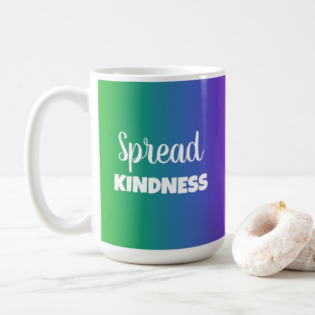 Taza De Café Colorido de la amabilidad extendida (Con donut)