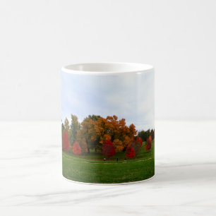 Taza De Café Colorido follaje otoñal