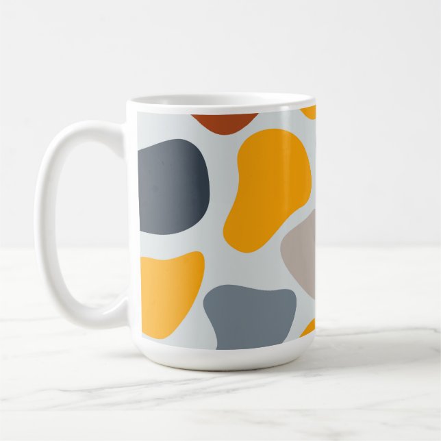 Taza De Café Colorido, fresco, moderno y geométrico (Izquierda)