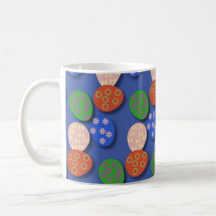 Taza De Café Colorido Huevo Patterado