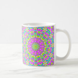 Taza De Café Colorido Kaleidoscope 01