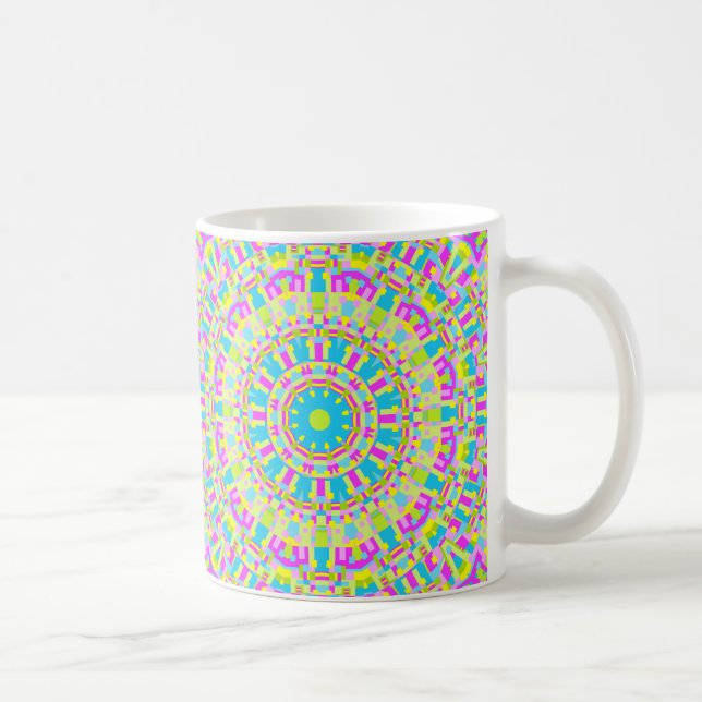 Taza De Café Colorido Kaleidoscope 06 (Derecha)