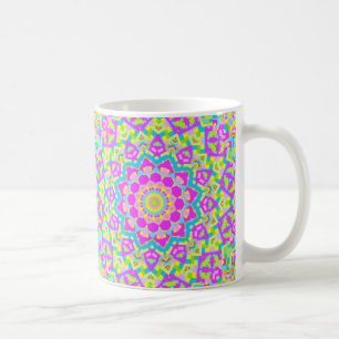 Taza De Café Colorido Kaleidoscope 09
