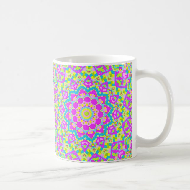 Taza De Café Colorido Kaleidoscope 09 (Derecha)