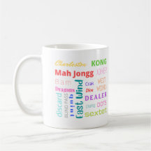 Colorido Mah Jongg Mug