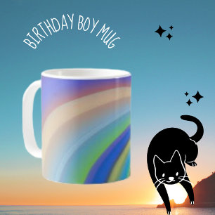 Taza De Café Colorido Patrón de Arreglo Estético Café Mug