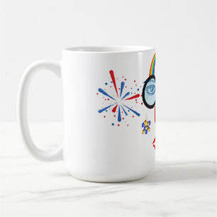 Taza De Café Colorido payaso