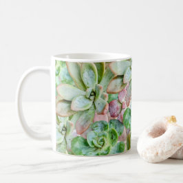 Taza De Café Colorido Suculento