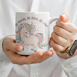 Taza De Café Colorido unicornio sé tú cerámico