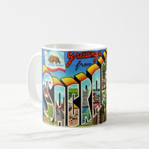 Taza De Café Colorido Vintage Sacramento CA