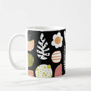 Taza De Café Colorido y abstracto patrón sin fisuras.