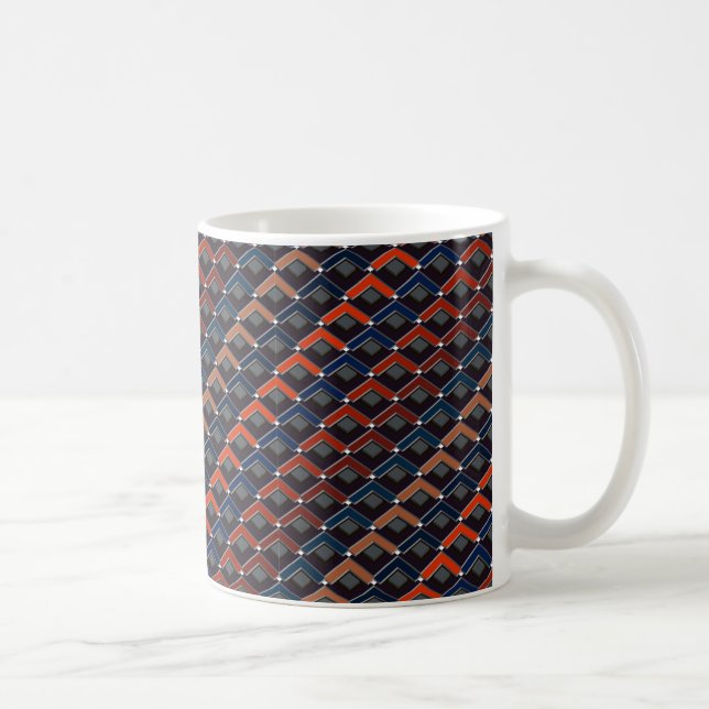 Taza De Café Colorido zigzag Karo-step (Derecha)