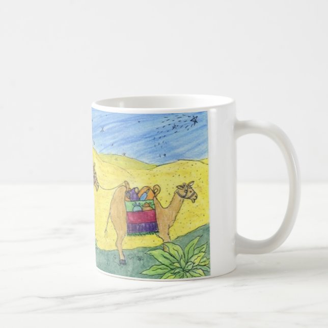 Taza De Café Coloridos camellos (Derecha)