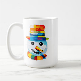 Taza De Café Coloridos Navidades de arte de papel de cuchara de