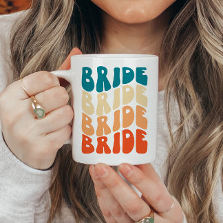 Taza De Café Coloridos Regalos De Mug De Novia Retro Para Que L