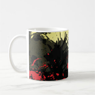 Taza De Café Coloridos resúmenes de pinturas