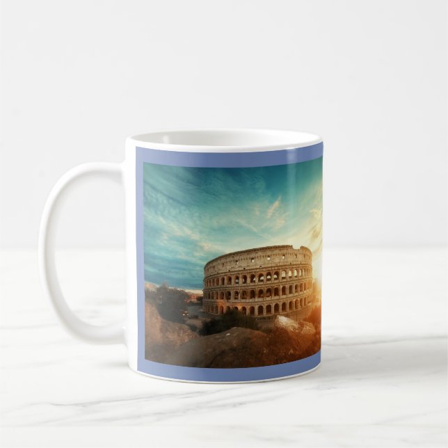 Taza De Café Colosseo - Roma, Italia (Izquierda)
