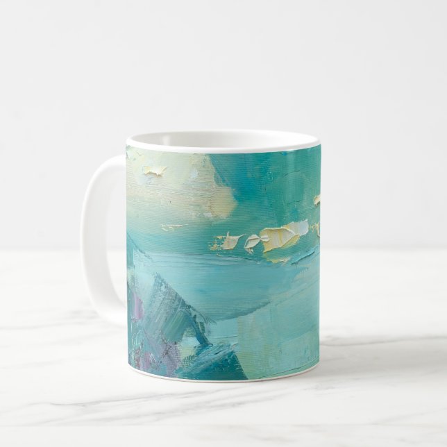 Taza De Café Colour Rush Abstract Oil Paint II Mug (Anverso izquierdo)