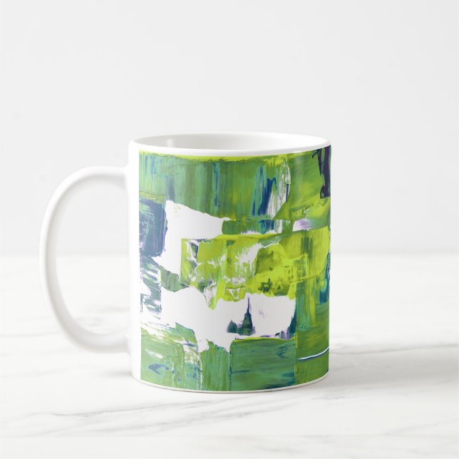 Taza De Café Colour Rush Abstract Oil Paint VII Mug (Izquierda)