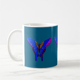 Taza De Café Colourful Butterfly Mug