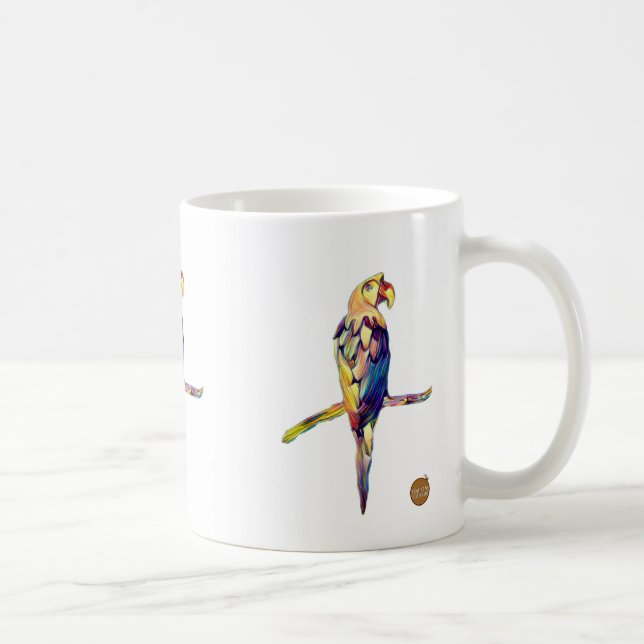 Taza De Café Colourful Parrot Mug (Derecha)