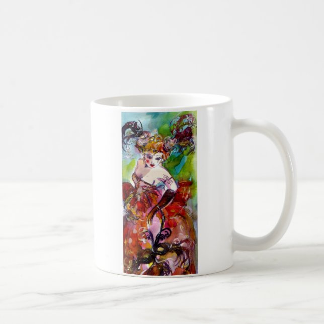 Taza De Café COLUMBINA / Pelota veneciana de baile de máscaras (Derecha)