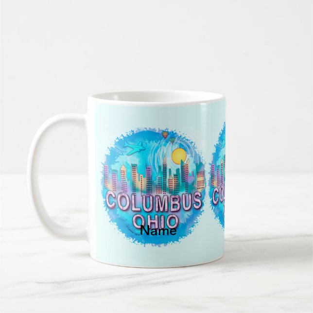 Taza De Café Columbus Skyline (Izquierda)