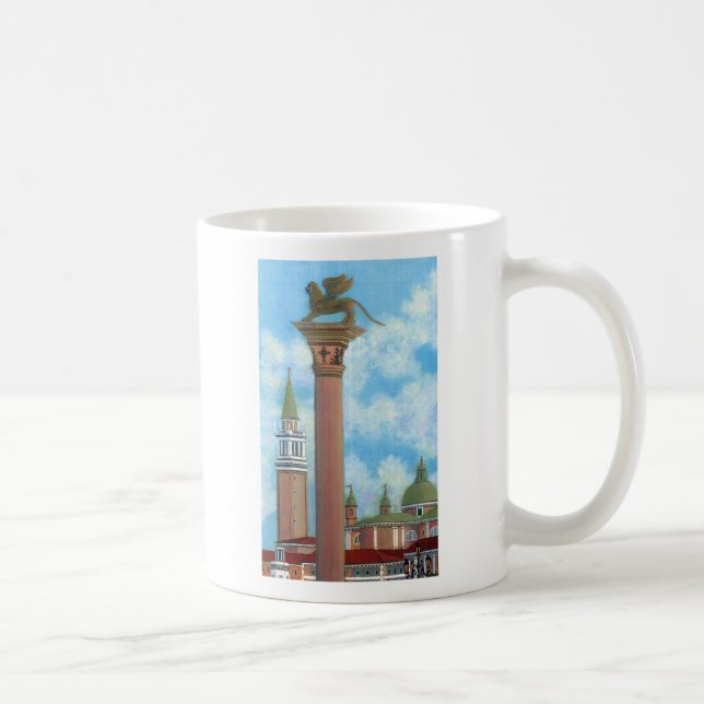 Taza De Café Columna del león, plaza San Marco (Derecha)