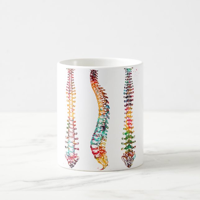 Taza De Café Columna vertebral humana (Centro)
