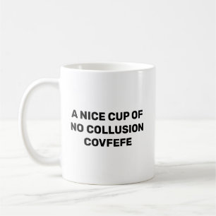Taza De Café Colusión Covfefe de Rusia del triunfo