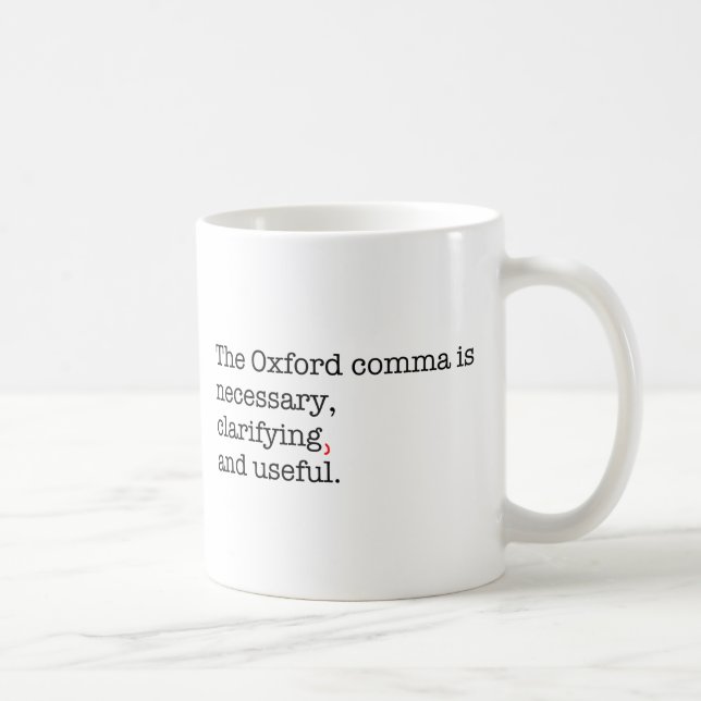Taza De Café Coma de Favorable-Oxford (Derecha)