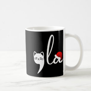 Taza De Café Coma del gato divertida La Kamala Harris Navidades