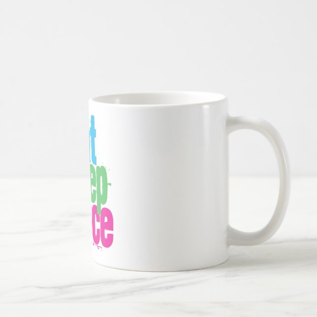 Taza De Café Coma, duerma, baile (Derecha)
