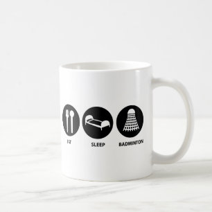 Taza De Café Coma el bádminton del sueño
