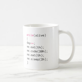 Taza De Café coma el CÓDIGO comen sueño
