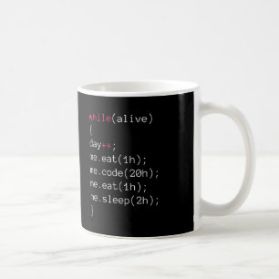 Taza De Café coma el CÓDIGO comen sueño
