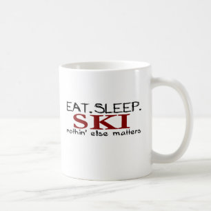 Taza De Café Coma el esquí del sueño