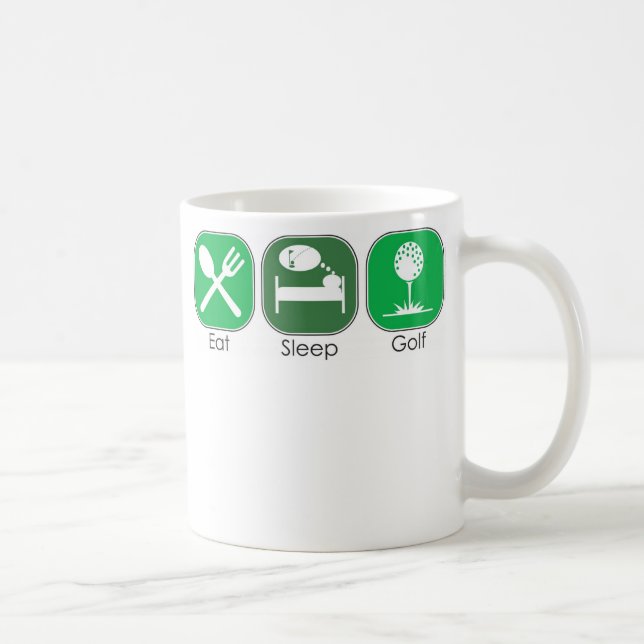 Taza De Café Coma el golf del sueño (Derecha)
