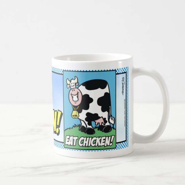 Taza De Café ¡Coma el pollo! (Derecha)