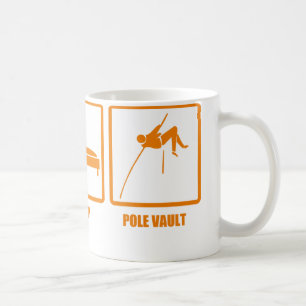 Taza De Café Coma el salto con pértiga del sueño
